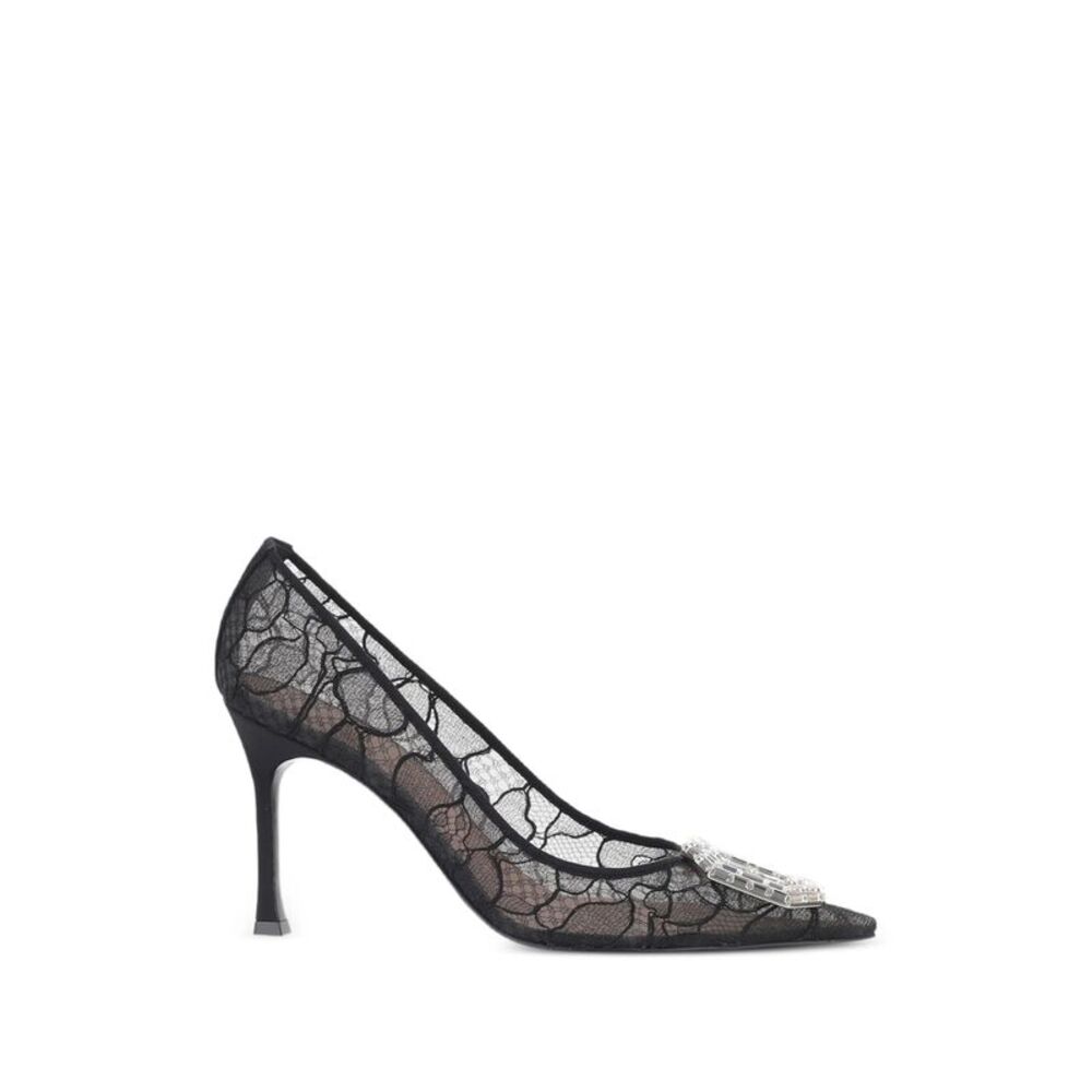 Amina Muaddi Black Shoes Women